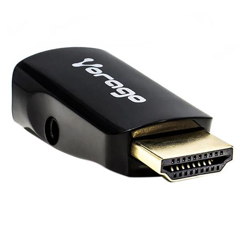 Convertidor Vorago HDMI a VGA con Audio Negro ADP-208