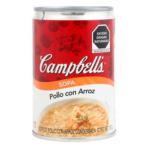 Sopa Campbells Pollo Con Arroz 300g