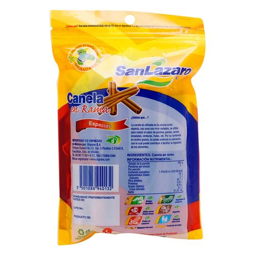 Canela San Lazaro En Rama 100g