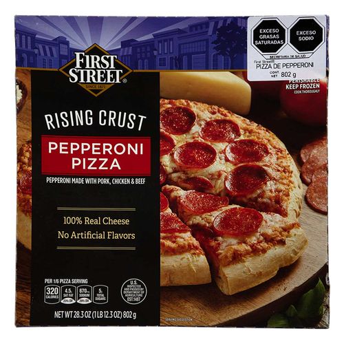 Pizza First Street Pepperoni 802g