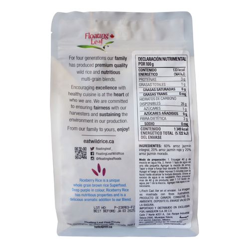 Trío de Arroz Jazmín Floating Leaf 400g