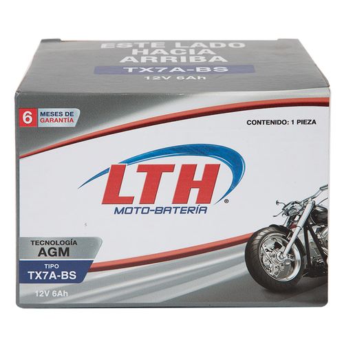 Acumulador LTH CTX7A-BS para Moto
