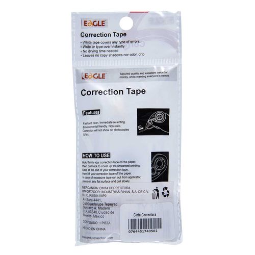 Corrector Quales Cinta 5 x 6 Largo