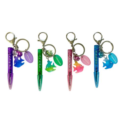 Llavero Bts Pluma Glitter 1 Pieza