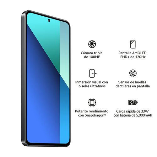 Celular  Xiaomi Redmi Note 13 256GB Negro Telcel