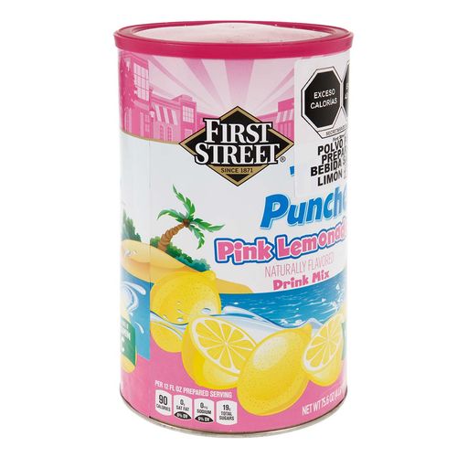 Polvo First Street Limonada Rosa 2.14Kg