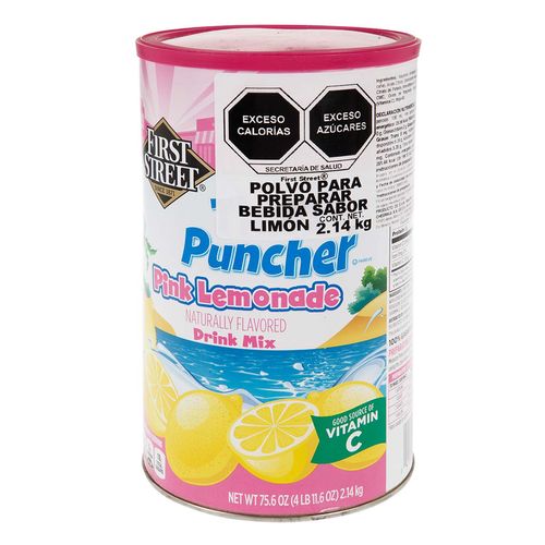 Polvo First Street Limonada Rosa 2.14Kg