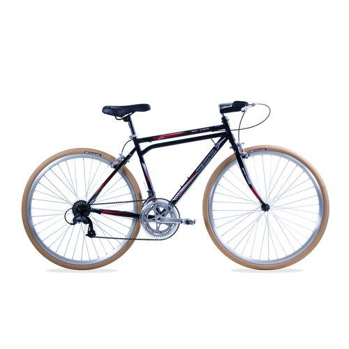 Bicicleta Benotto para Hombre R28 12V Acero Negro/Rojo Turismo Super Turismo