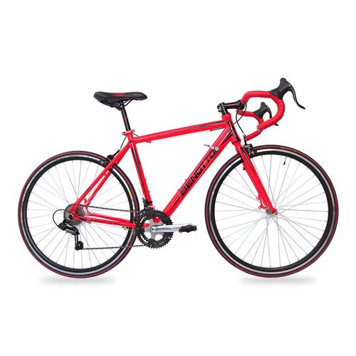 Bicicleta Benotto Unisex R700 14V Talla 54 Aluminio Rojo Neón Ruta 570