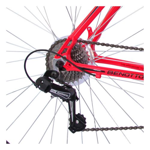 Bicicleta Benotto Unisex R700 14V Talla 54 Aluminio Rojo Neón Ruta 570