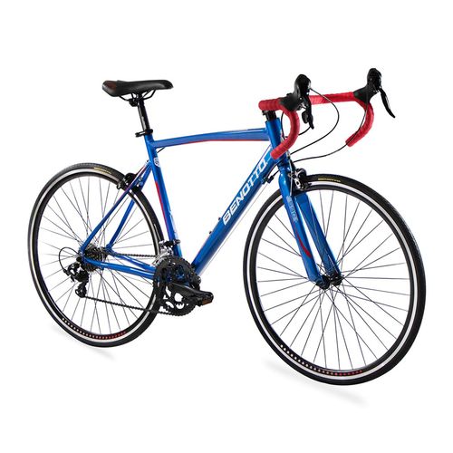 Bicicleta Benotto Unisex R700 14V Talla 46.5 Aluminio Azul Metálico Ruta 590