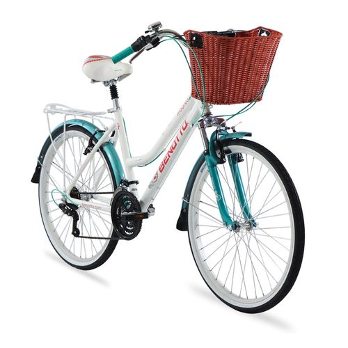 Bicicleta Benotto para Mujer R24 21V Aluminio Blanco/Aqua