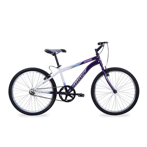 Bicicleta de Montaña Benotto para Hombre R24 1V Acero Morado/Blanco Wolf