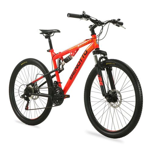 Bicicleta de Montaña Benotto para Hombre R26 21V Acero Naranja/Negro Blackcomb