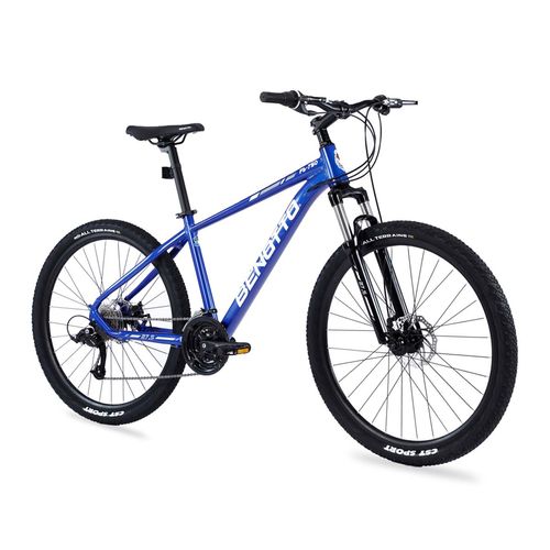 Bicicleta de Montaña Benotto Unisex R27.5 24V Aluminio Azul Medio/Gris Oscuro Fs-750