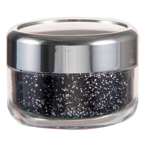 Sombra en Polvo Glitter Anlett Plata/Negro 5g