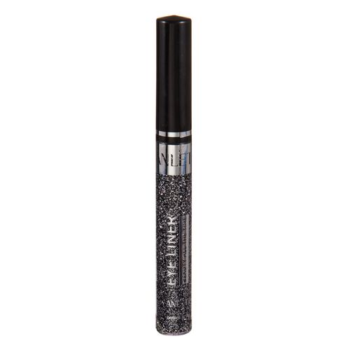 Delineador Glitter Anlett Plata/Negro 7g