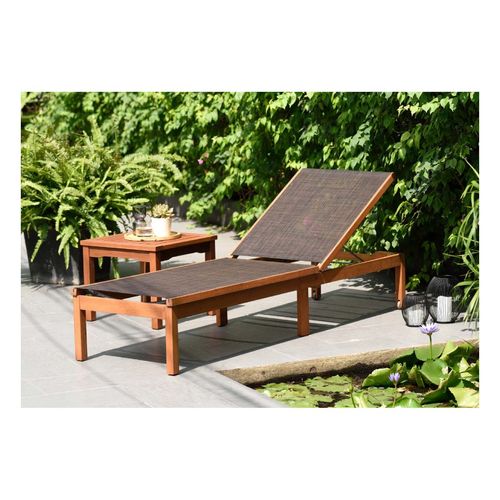 Camastro Kinsgbury Midtown Concept de Madera con Textilino Marrón