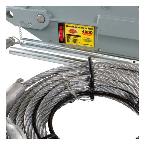 Malacate Mikel's Tirfor 4 Kg 16 Mm, 2 Mts