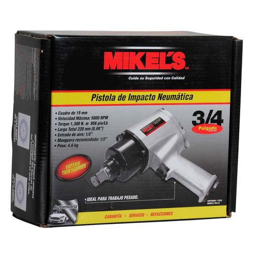 Pistola de Impacto Mikel's Neumática 3/4”
