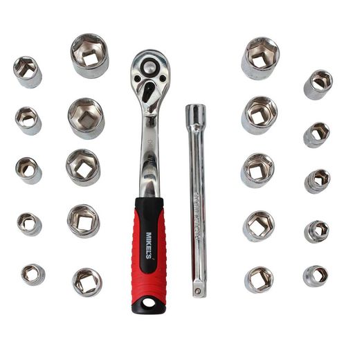 Juego de Dados Mikel's con Matraca 3/8” 22 Piezas