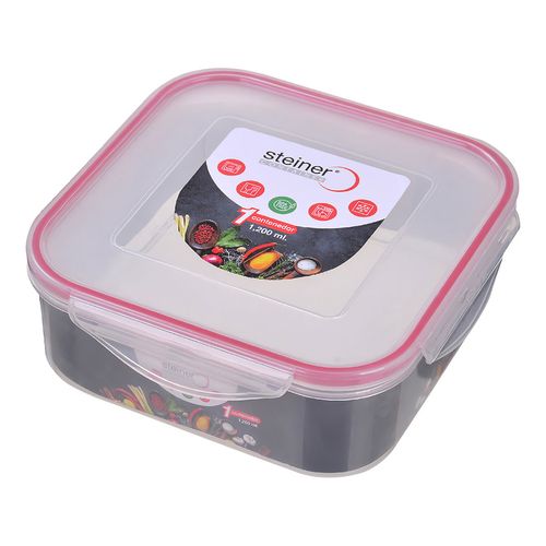 Recipiente Hermético Steiner Cuadrado 1.2ml ST3005