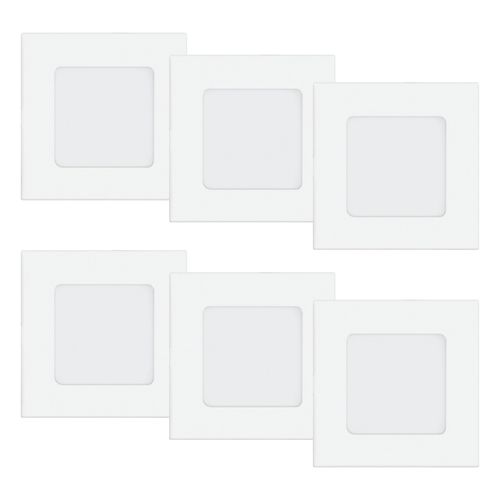Luminarios Empotrables Aksi Led Eco 12w Luz Cálida Pack 6 Luminarios