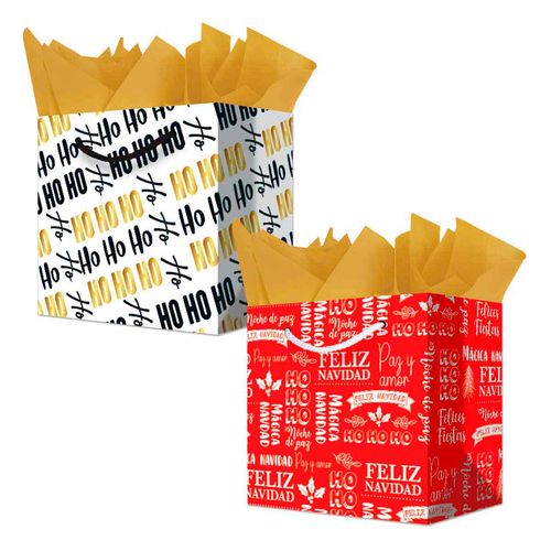Bolsa de Regalo Chica Patrón Navidad Granmark