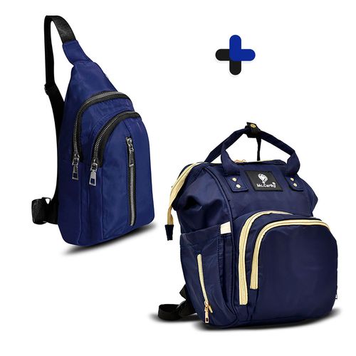Pañalera Mccarthy más Crossbody Mc-022/6 Azul Pan-16 Azul