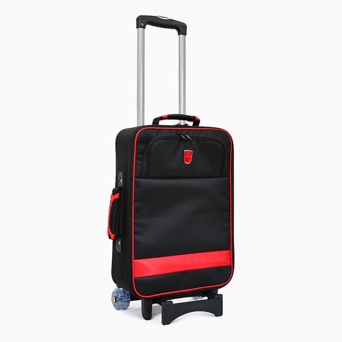 Juego de Maletas Mccarthy 20 Pulgadas, Tote 14 Pulgadas y Estuche 10 Pulgadas Negro/Rojo