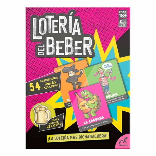 Juego De Mesa Novelty Loteria del beber