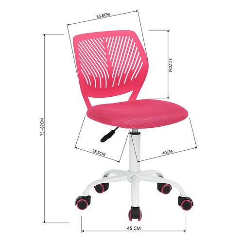 Silla de Oficina FurnitureR Rosa, 1 Silla