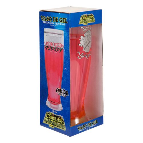 Vaso Glow in the Dark Caballeros Del Zodiaco Andromeda 450 Ml