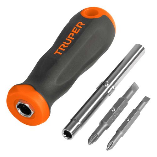 Desarmador 6 en 1 con 2 Cajas Hexagonales Truper