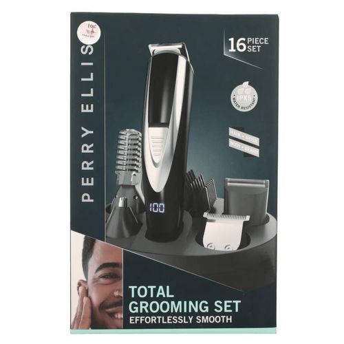 Juego de Aseo Personal Recargable para Caballero Perry Ellis 16 en 1 PER-PM207