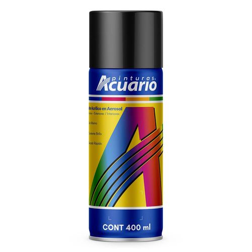 Aerosol Acuario Negro Brillante 400 ML