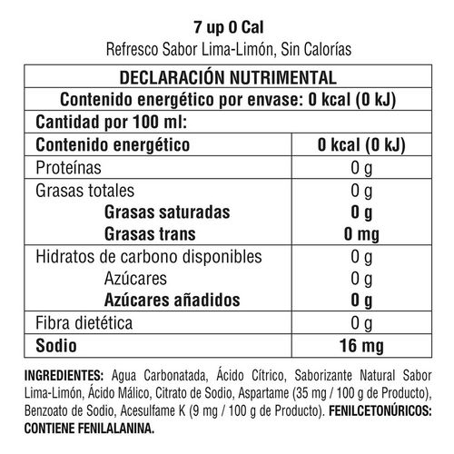 Refresco 7 Up Limón 335ml