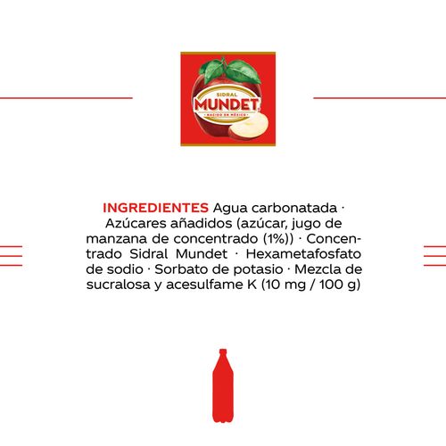 Refresco Sidral Mundet Manzana 1.5L