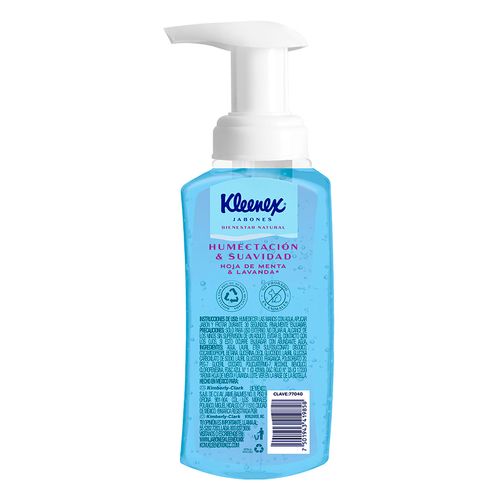 Jabón Líquido para Manos Kleenex Espuma Menta y Lavanda 220ml