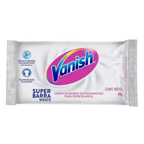 Quitamanchas en Barra Vanish para Ropa Blanca 68g