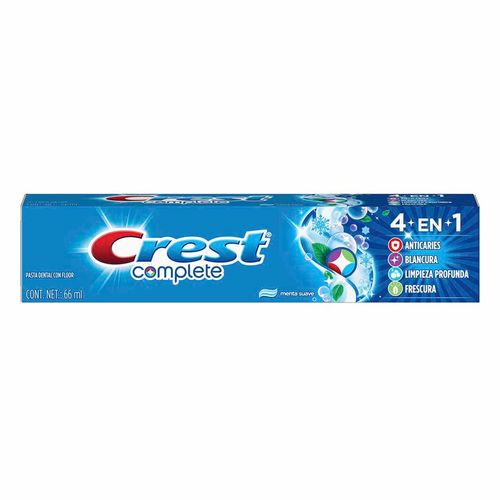 Pasta Dental Crest Complete 4 en 1 con 66ml