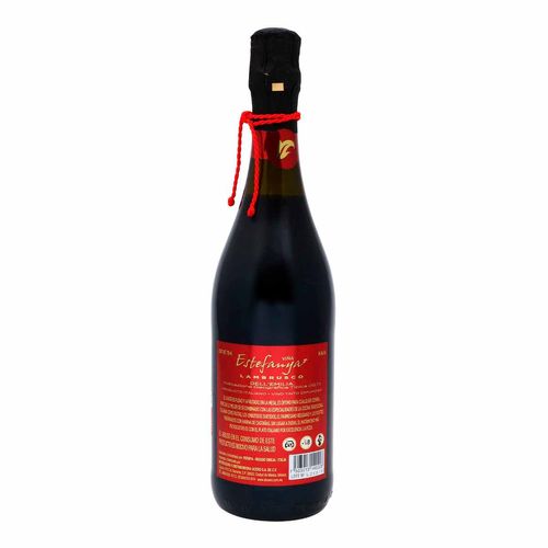 Vino Tinto Italiano Estefanya Lambrusco Rosso 750ml