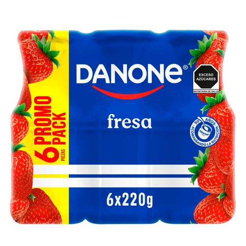 Yoghurt Danone Bebible Con Fresa 6x220g