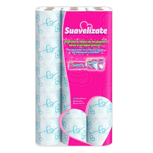Papel Higiénico Suavel Esencia Floral 30 Rollos