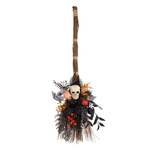 Calavera Home Line Escoba Halloween