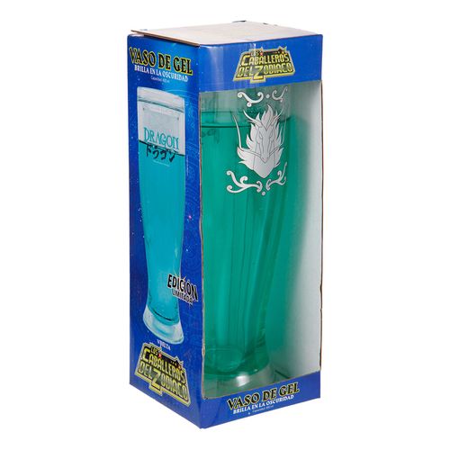 Vaso Glow in the Dark Caballeros Del Zodiaco Dragon 450ml