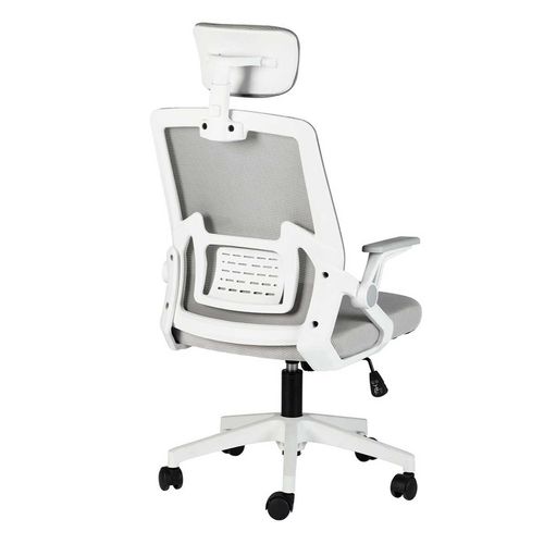 Silla de Oficina FurnitureR Moderno Gris Mill H
