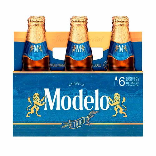 Cerveza Modelo Trigo 6 Pack Botella de 355ml