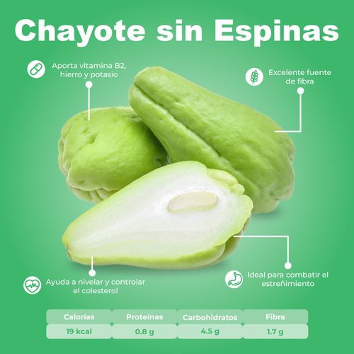 Chayote sin Espinas por kg