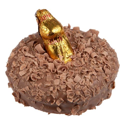 Dona con Conejo de Chocolate